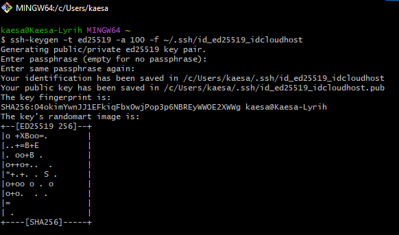 Create Key SSH