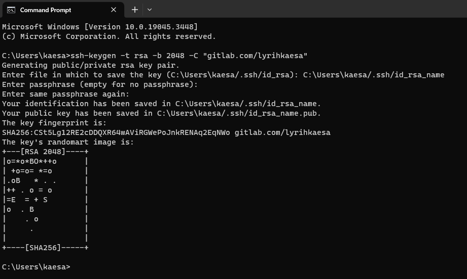 cmd ssh keygen