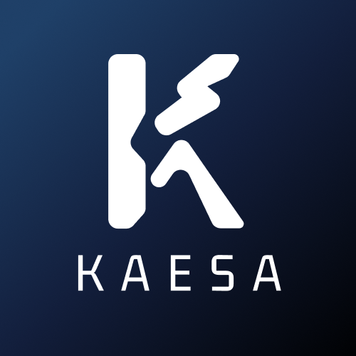 Kaesa Lyrih Logo Gradient Blue